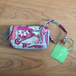 Vera Bradley phone and wallet wristlet